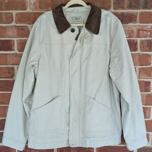 L.L. Bean Men's Field Jacket, Corduroy Collar, Barn, Chore